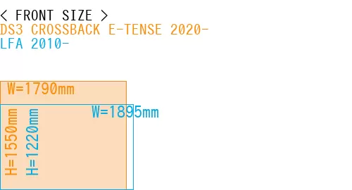 #DS3 CROSSBACK E-TENSE 2020- + LFA 2010-